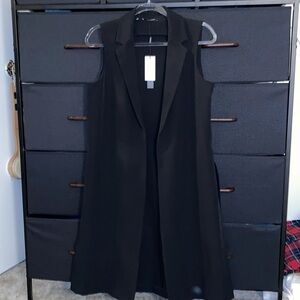 Long sleeveless blazer Tahari